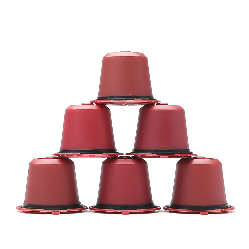 6 Capsules Rechargeables Nespresso + Cuillère et Brosse - Trivando